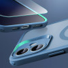 ESR Classic Pro Set HaloLock MagSafe Hülle mit Panzerglas für Apple iPhone 16, Frosted Blue