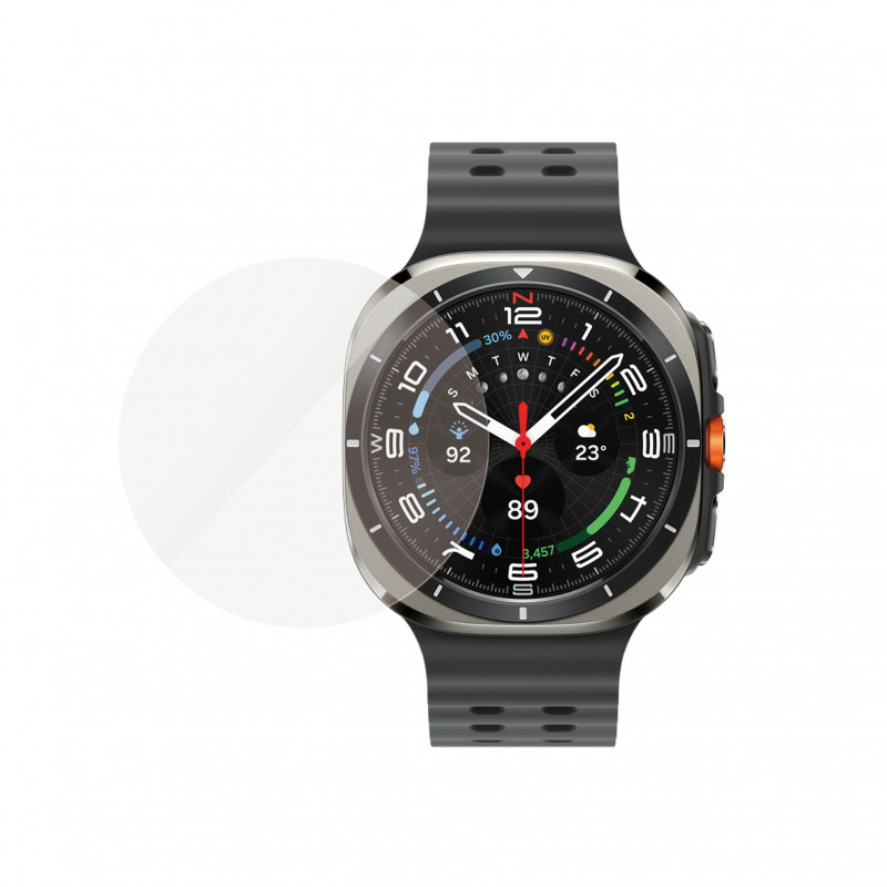 PanzerGlass Displayschutzfolie aus gehärtetem Glas für Samsung Galaxy Watch Ultra2 47 mm, transparent