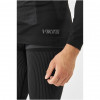 Viking Dante Herren Thermo-Unterwäsche-Set, Schwarz-Grau, Größe XL