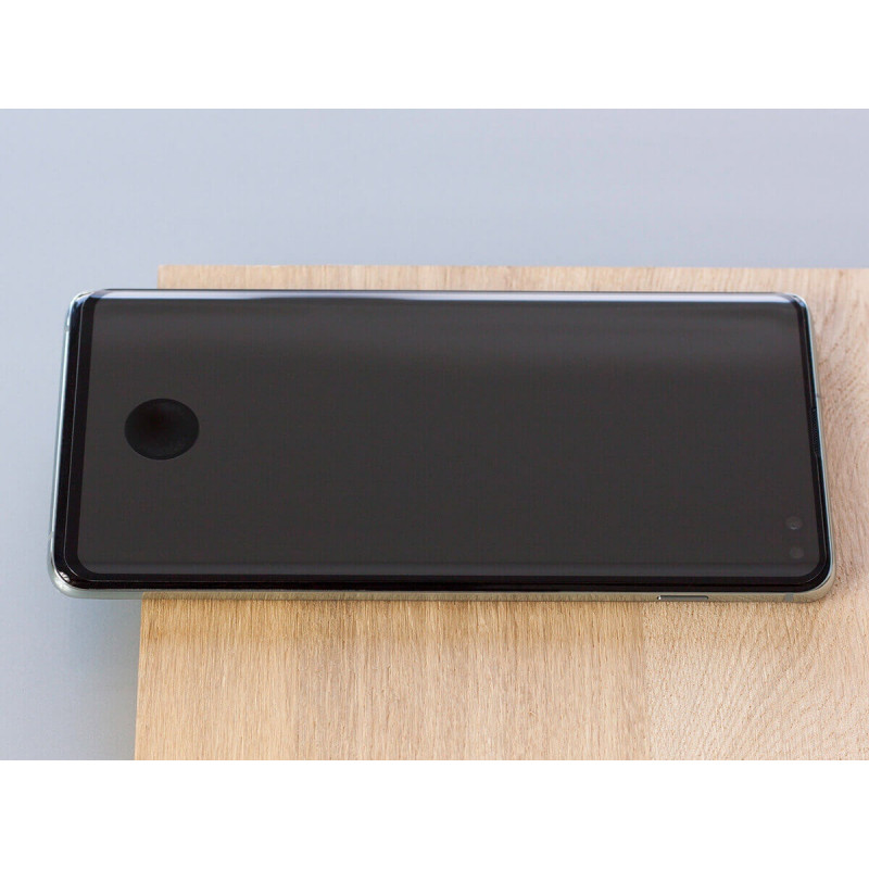3MK HardGlass Max Sensor-Dot gehärtetes Glas für Samsung Galaxy S10, schwarz