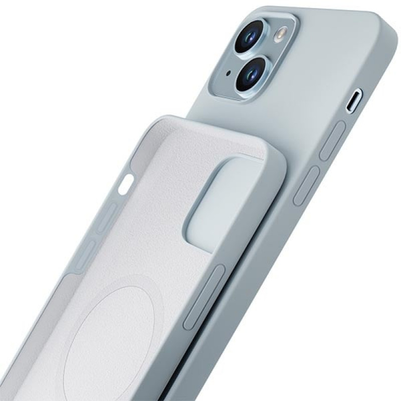 3MK Hardy Case MagSafe Apple iPhone 14 Plus / 15 Plus Silikonhülle, blau