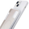 3MK Hardy Case MagSafe Apple iPhone 14 Plus / 15 Plus Silikonhülle, weiß