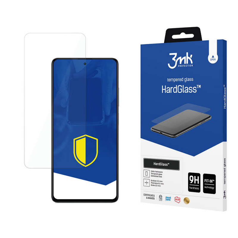 3MK HardGlass Displayschutzfolie aus gehärtetem Glas für Xiaomi Redmi Note 12 5G / POCO X5 5G, 3MK4657
