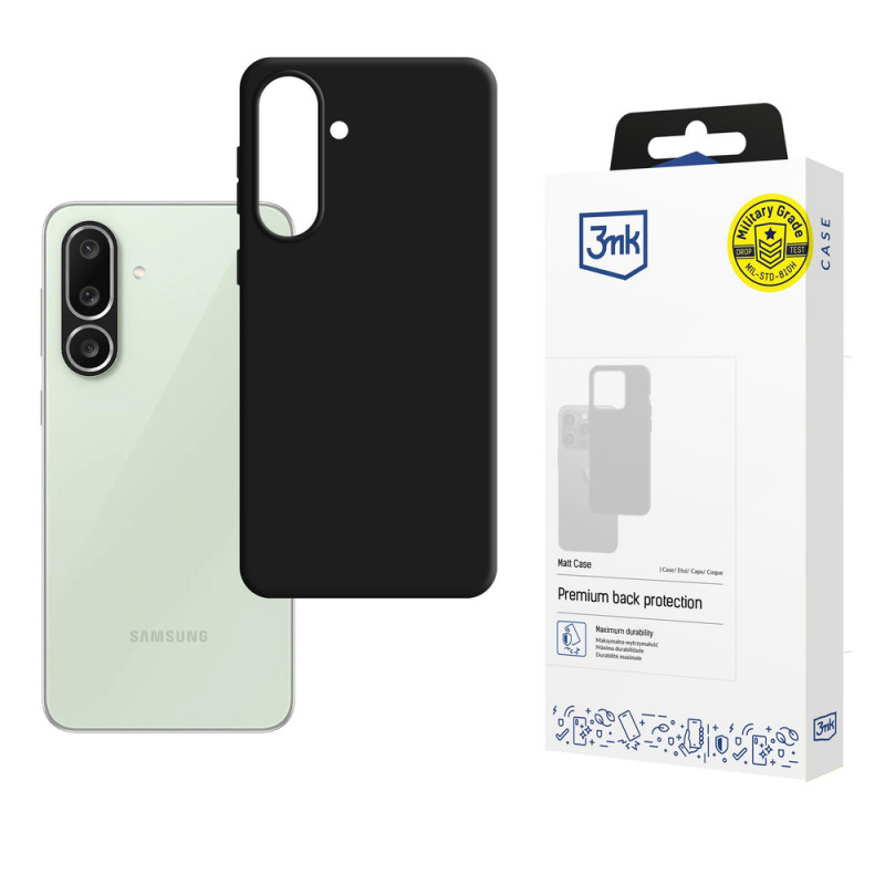 3MK Matt Case für Samsung Galaxy M56, schwarz