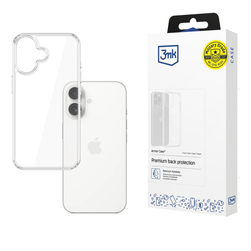 3MK Armor Case für Apple iPhone 17, transparent