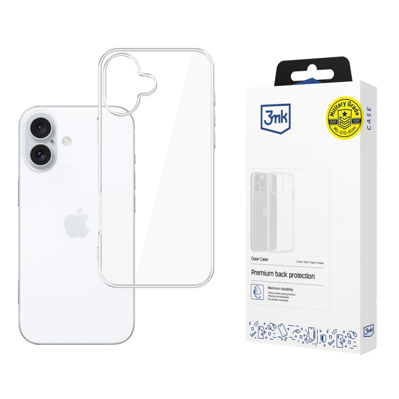 3MK Clear Case für Apple iPhone 17, transparent