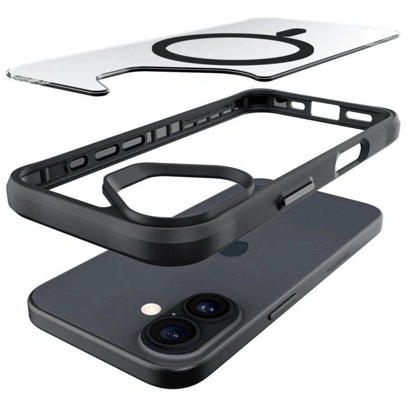 3MK Satin Armor MagCase für Apple iPhone 17, schwarz