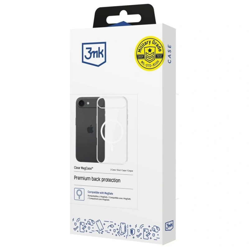 3MK Clear MagCase für Apple iPhone Air, transparent