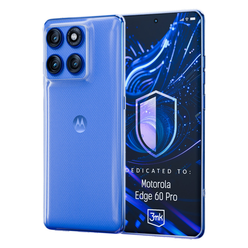 3MK Clear Case für Motorola Edge 60 Pro, transparent