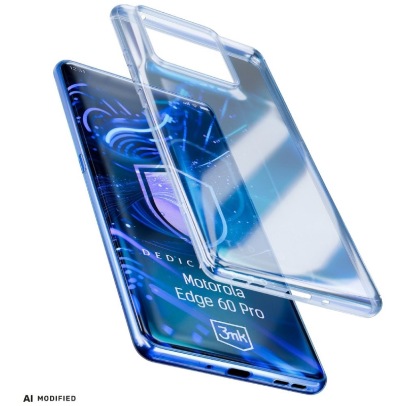 3MK Clear Case für Motorola Edge 60 Pro, transparent