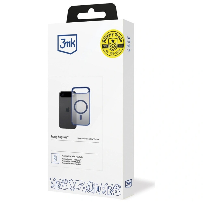 3MK Frosty MagCase Apple iPhone Air Hülle, Blau