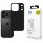 3MK Matt Case Pro Hülle für Apple iPhone 17 Pro, Mattschwarz