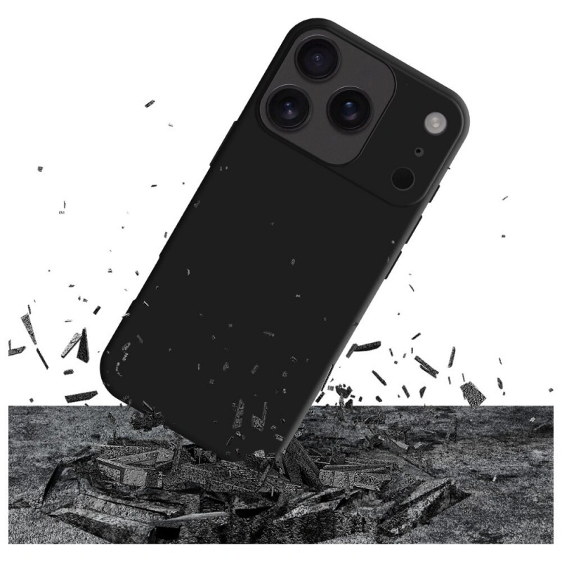 3MK Matt Case Pro Hülle für Apple iPhone 17 Pro, Mattschwarz
