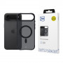 3MK Smoke Matt MagCase Hülle für Apple iPhone Air, Schwarz