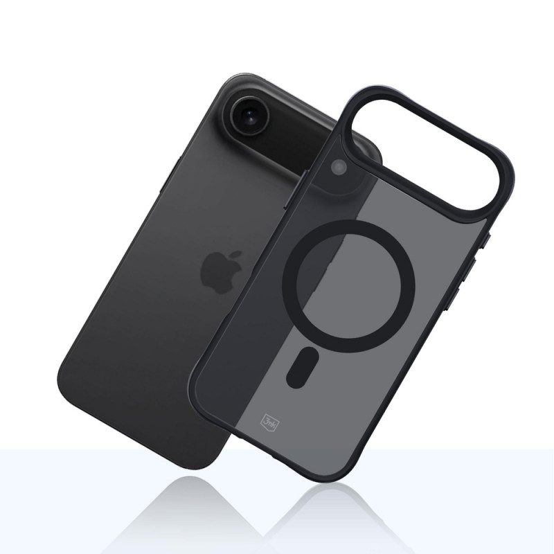3MK Smoke Matt MagCase Hülle für Apple iPhone Air, Schwarz