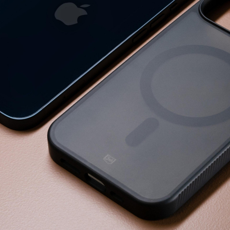 3MK Smoke Matt MagCase Hülle für Apple iPhone Air, Schwarz