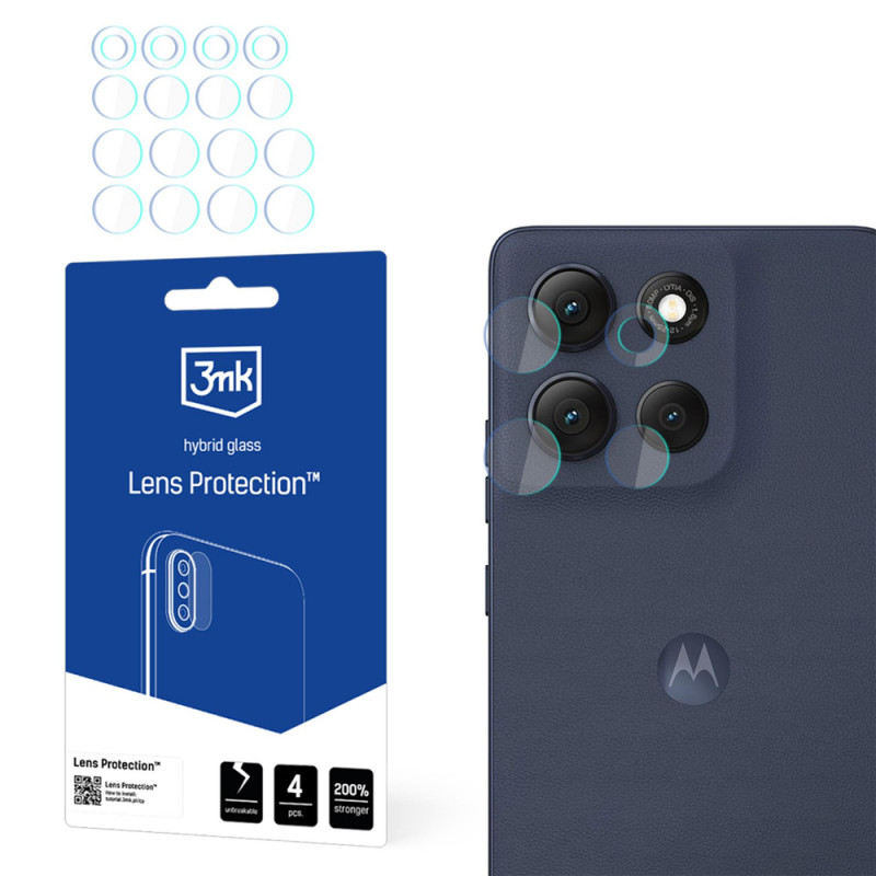 3MK Lens Protection Motorola Moto G86 / G86 Power Kameraglas-Schutz (4 Stk.)