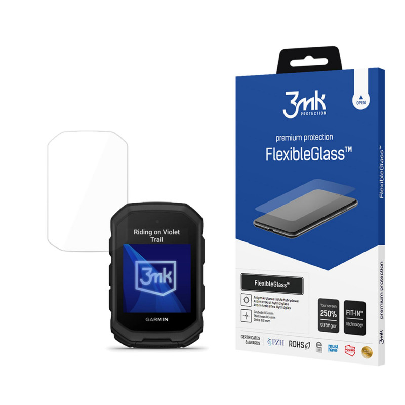 3MK FlexibleGlass Garmin Edge MTB Hybridglas Displayschutzfolie