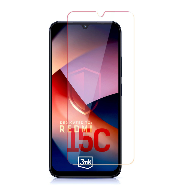 3MK HardGlass gehärtetes Glas für Redmi 15C 4G / 5G (171 mm) / Poco C85 4G