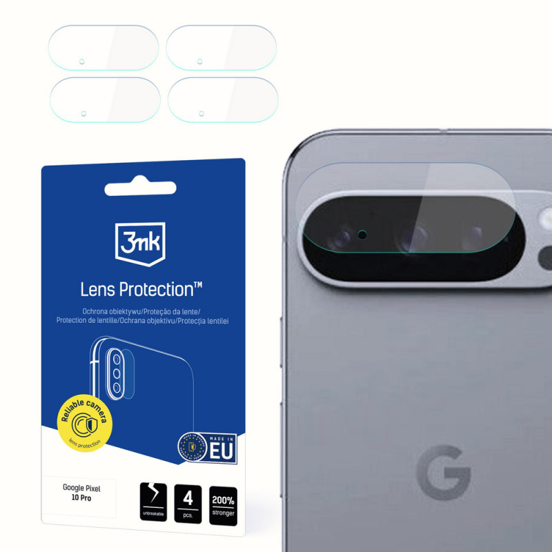 3MK Lens Protection Kameraobjektivschutz für Google Pixel 10 Pro (4 Stk.)
