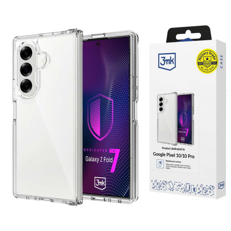 3MK Armor Case für Samsung Galaxy Z Fold 7, Transparent