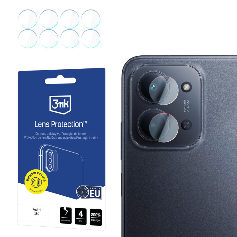 3MK Lens Protection Kameraobjektivschutz für Xiaomi Redmi 15C 4G