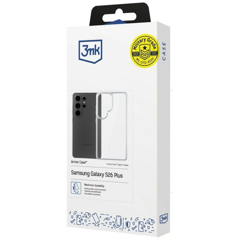 3MK Armor Case für Samsung Galaxy S26 Ultra, transparent