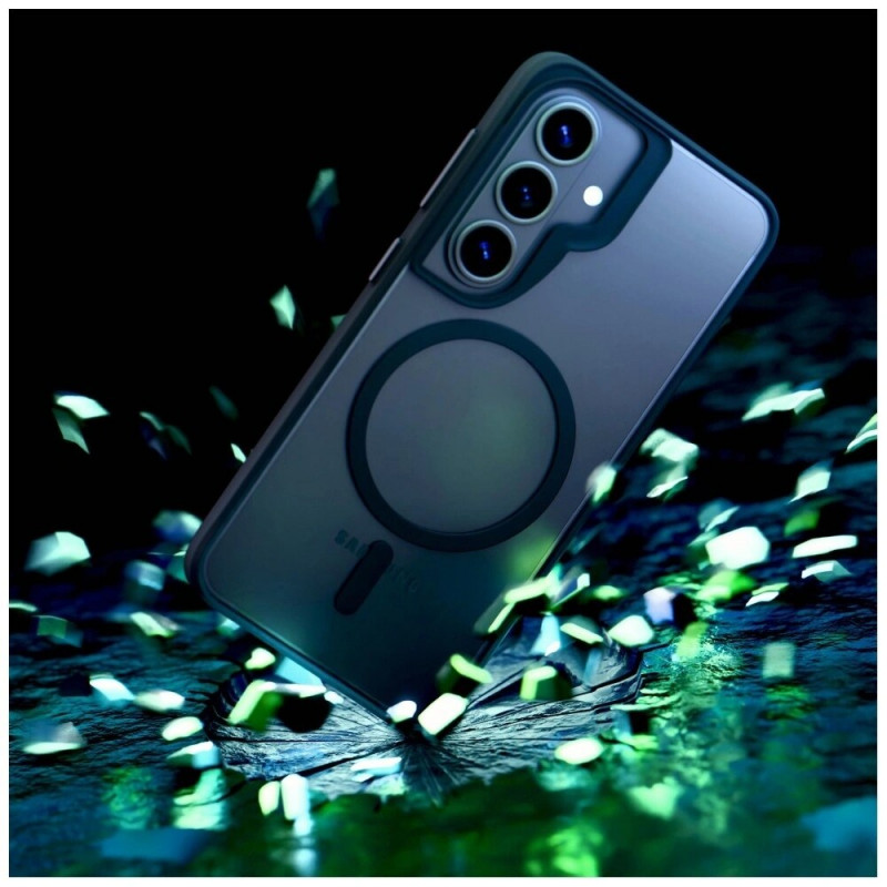 3mk Satin Armor MagCase Samsung Galaxy S26 Schutzhülle, transparent schwarz