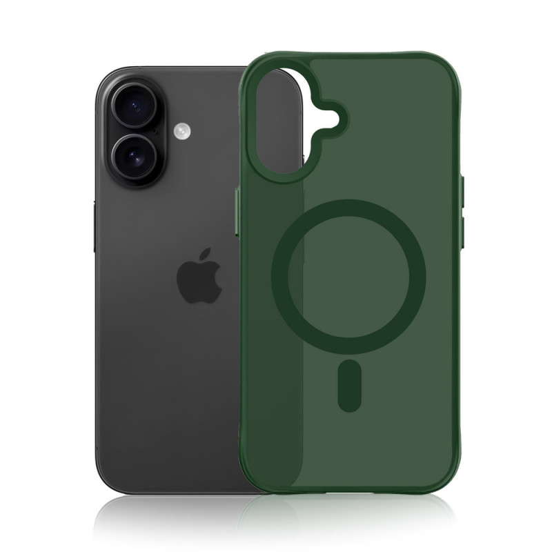 3MK Smoke MagCase für Apple iPhone 16 Pro, grün