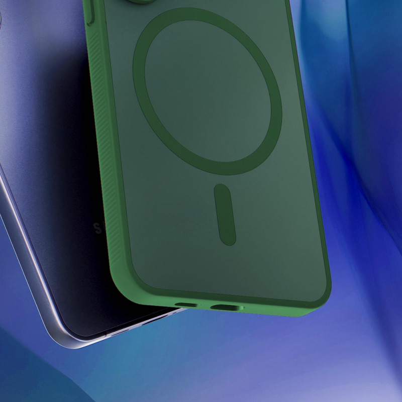 3MK Smoke MagCase für Apple iPhone 16 Pro Max, grün