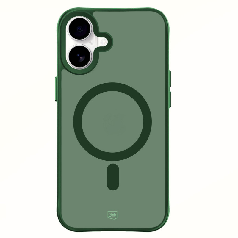 3MK Smoke MagCase für Apple iPhone 16, grün