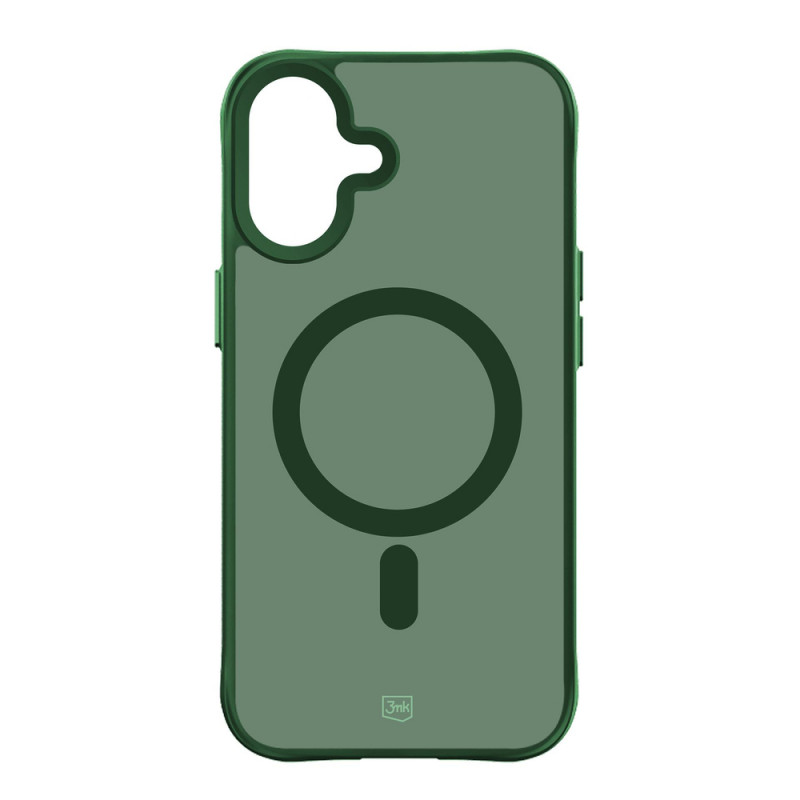 3MK Smoke MagCase für Apple iPhone 16, grün