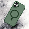 3MK Smoke MagCase für Apple iPhone 16, grün