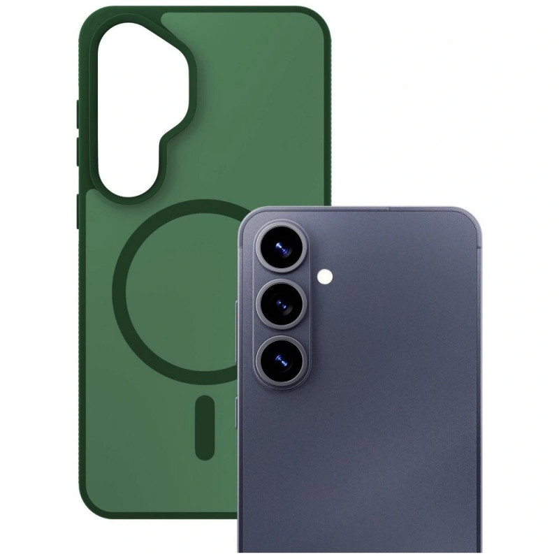 3MK Smoke MagCase für Samsung Galaxy S26+, grün