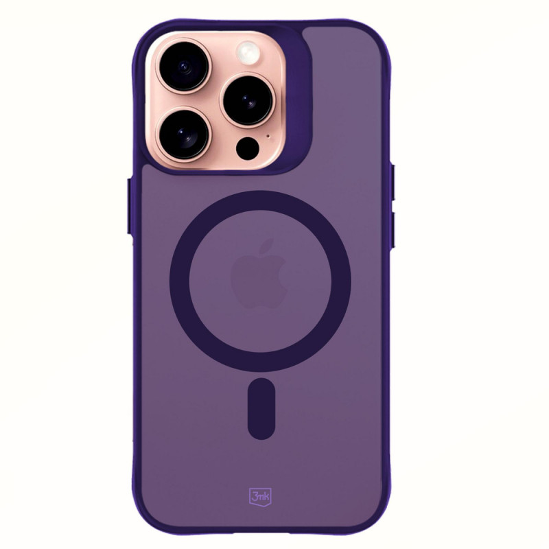 3MK Smoke MagCase für Apple iPhone 16 Pro Max, lila