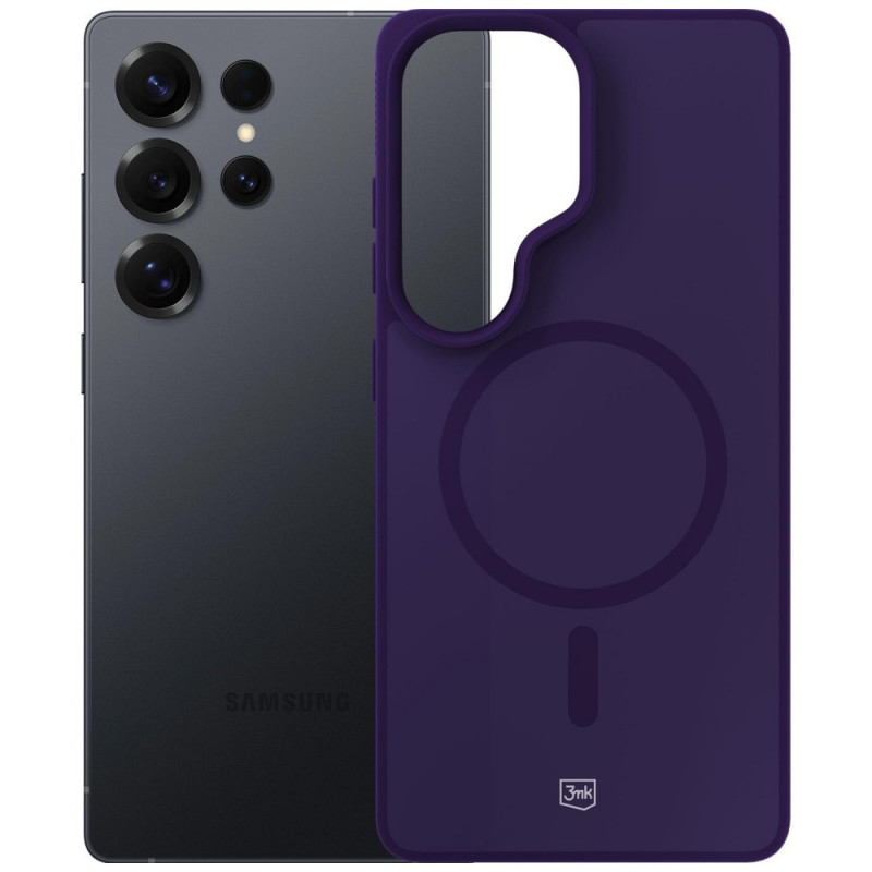 3MK Smoke MagCase für Samsung Galaxy S25 Ultra, lila
