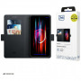 3MK Wallet Case für Honor Magic 8 Lite, schwarz