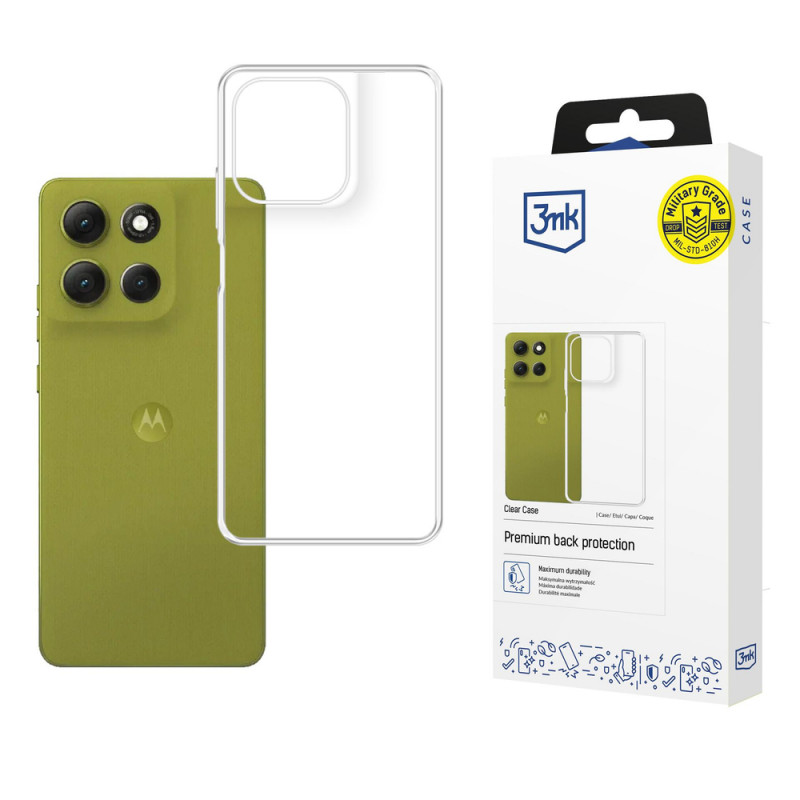 3MK Clear Case für Motorola Moto G86 / G86 Power, transparent