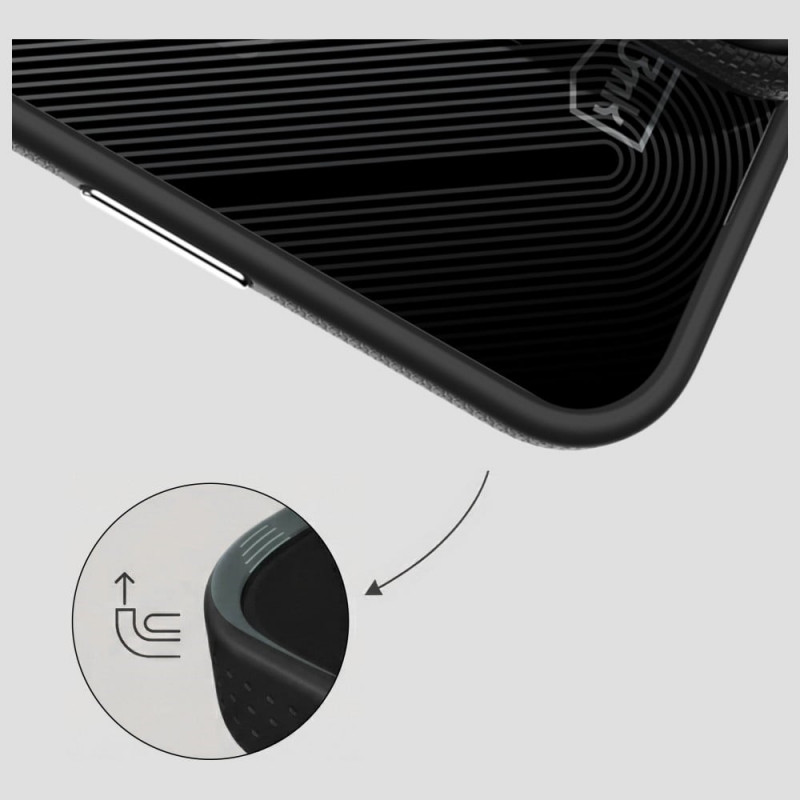 3MK Fortis MagCase Apple iPhone Air Smartphone-Hülle, Schwarz