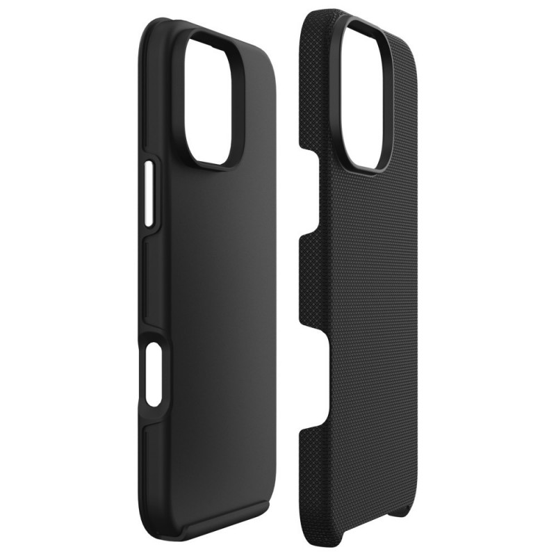 3MK Fortis MagCase Apple iPhone 16 Pro Smartphone-Hülle, Schwarz