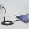 3MK Hyper Cable N-SERIES USB-C-auf-USB-C-Kabel, 1,5 m, 100 W, Schwarz