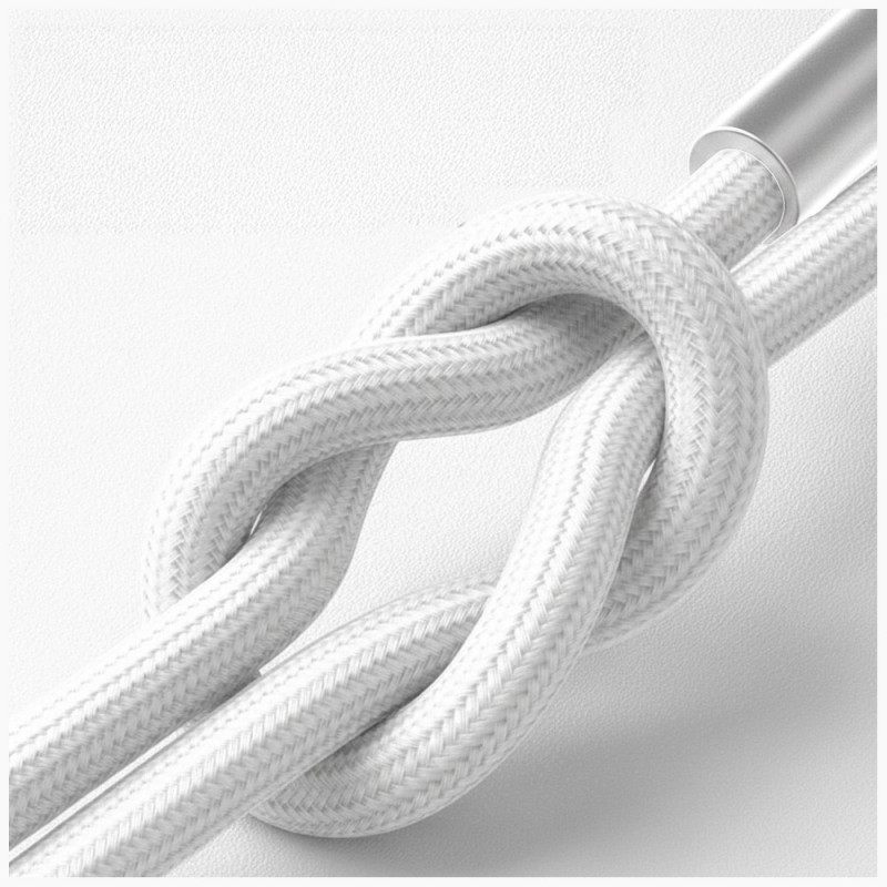 3MK Hyper Cable N-SERIES USB-C-auf-Lightning-Kabel, 1 m, 27 W, Weiß