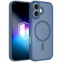 3MK Misty MagCase Hülle für Apple iPhone 16, blau