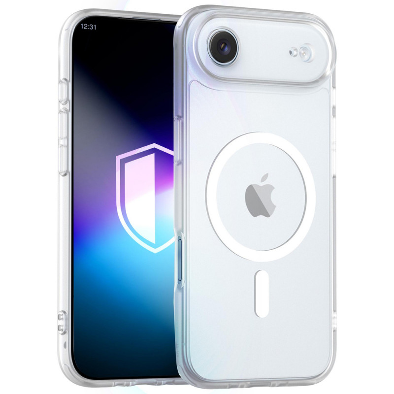 3MK Misty MagCase Apple iPhone Air Smartphone-Hülle, MagSafe-kompatibel, weiß