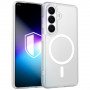 3MK Misty MagCase Samsung Galaxy S26+ Smartphone-Hülle, MagSafe-kompatibel, weiß
