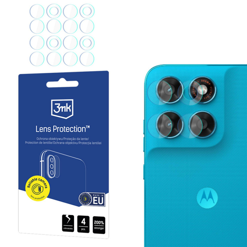 3MK Lens Protection Motorola Moto G87 Hybrid-Kameraobjektivglas (4 Stk.)