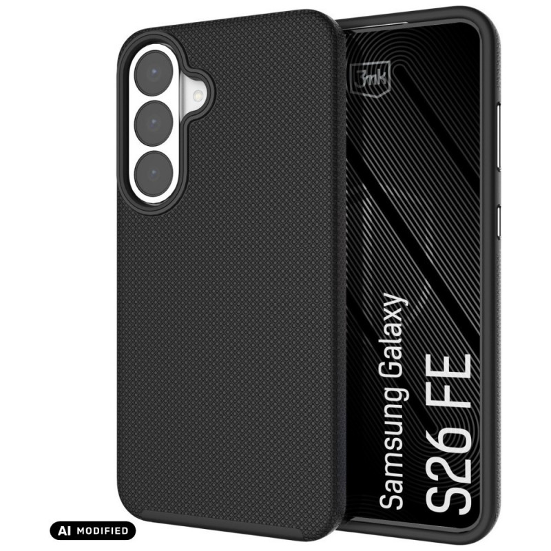 3MK Fortis MagCase Samsung Galaxy S26 FE Handyhülle, schwarz