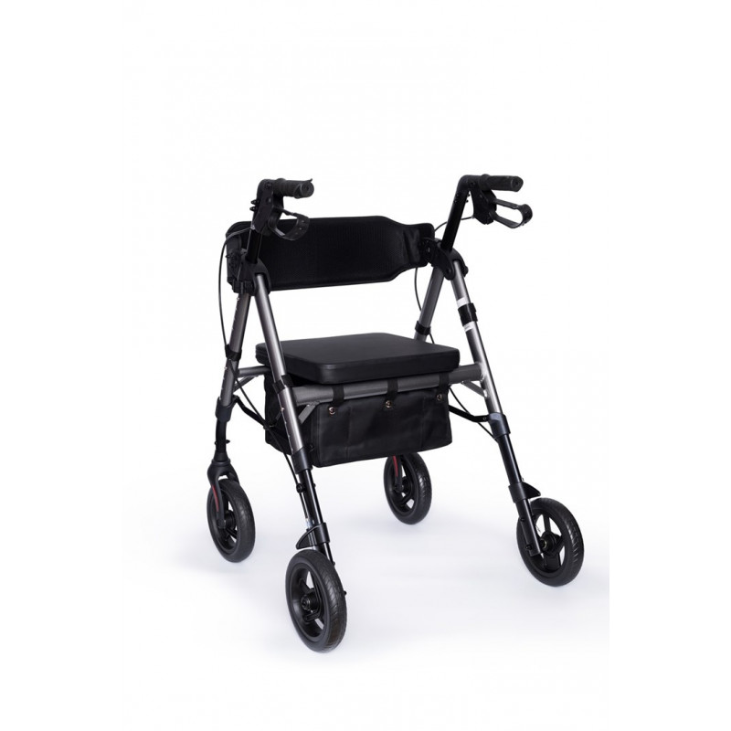 Rehafund Marsylia RF-617/G Vierrad-Rollator, Graphit