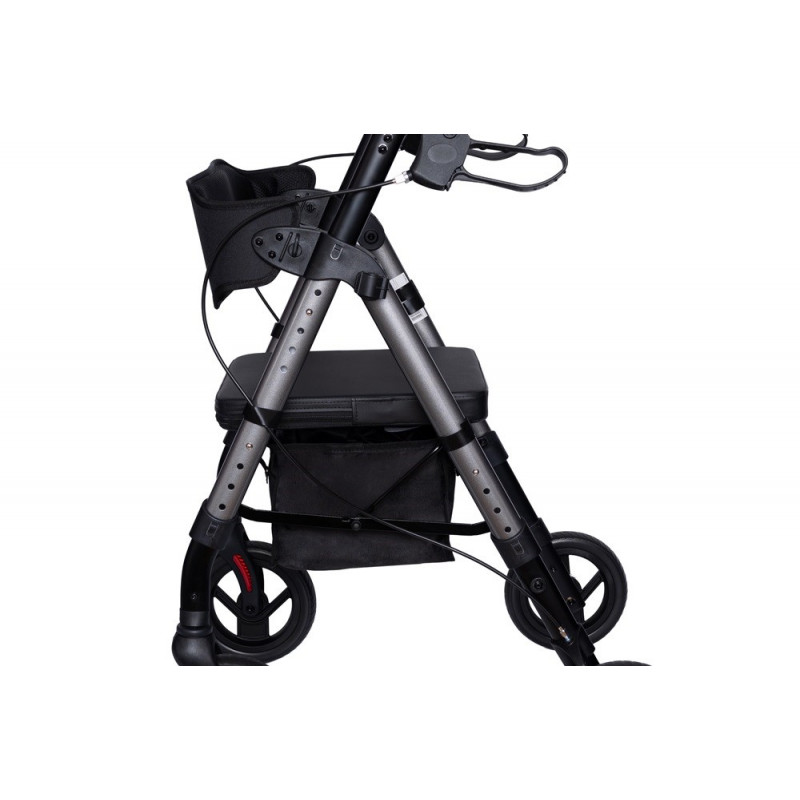 Rehafund Marsylia RF-617/G Vierrad-Rollator, Graphit