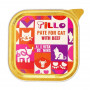 TILLO Nassfutter für Katzen mit Rindfleisch-Pastete, 100 g